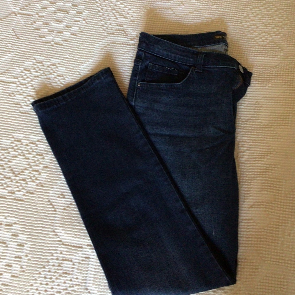 Women’s Lee Relaxed Fit Straight Leg Mid Rise Size 14 Long